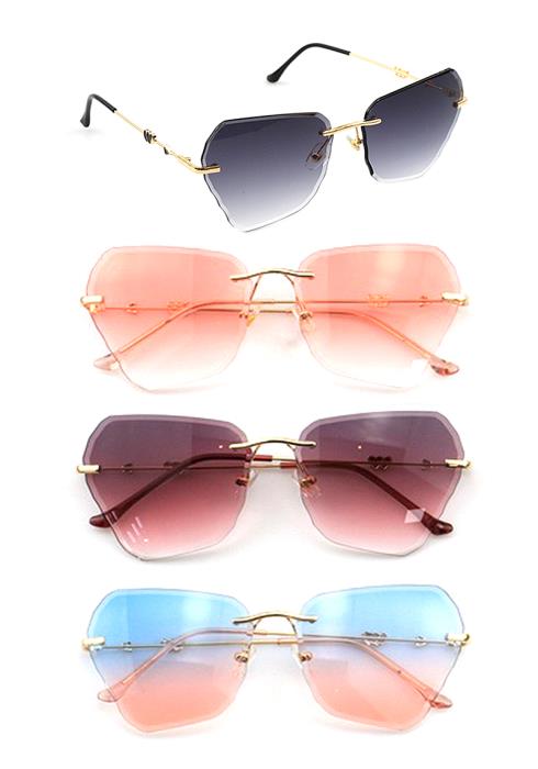 Fashion Butterfly Stylish Color Sunglasses  (Dozen per Pack)