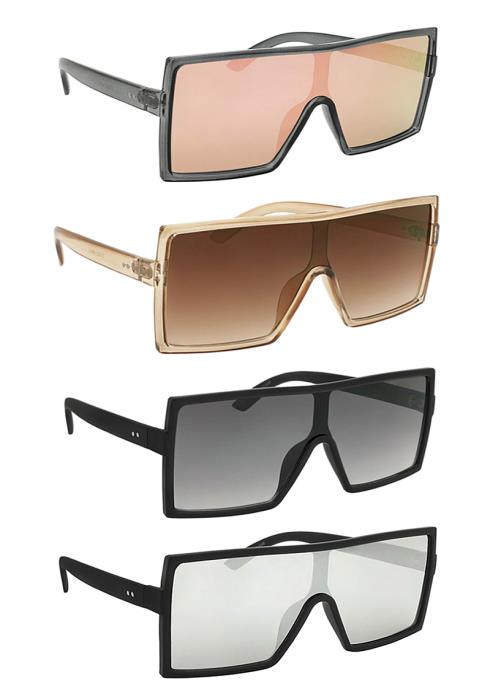 Fashion Square Sunglasses  (Dozen per Pack)