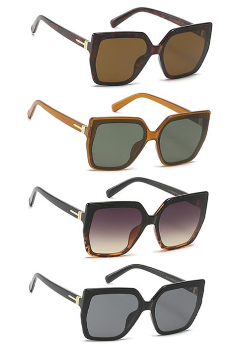 Trendy Fashion Design Sunglasses  (Dozen per Pack)