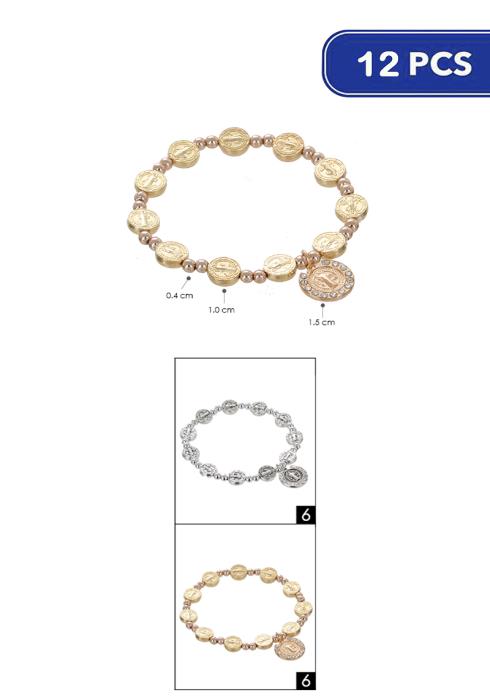 Fashion Religion Bracelet   (Dozen per Pack)