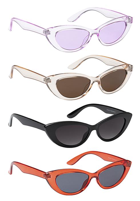 Trendy Cat Eye Sunglasses  (Dozen per Pack)