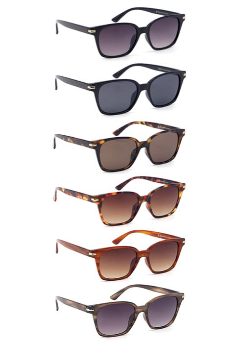 Fashion Square Sunglasses  (Dozen per Pack)