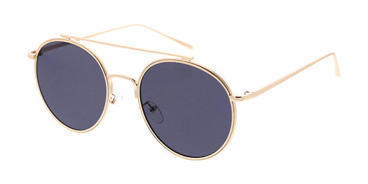 Unisex Metal Small Round Aviator (Pack of Dozen)