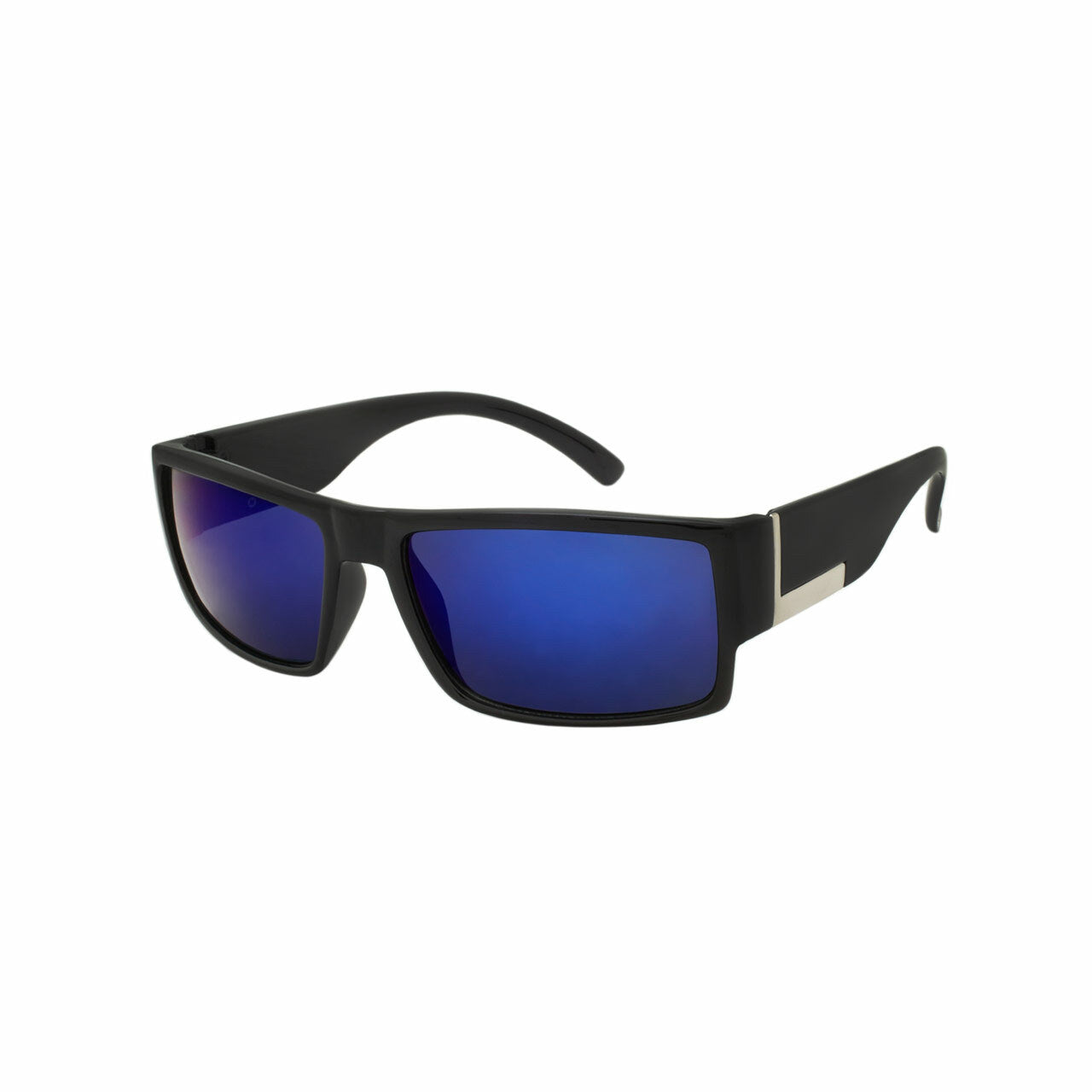 Polycarbonate UV400 Square Color Mirror Sport Sunglasses Men  (Pack of Dozen)