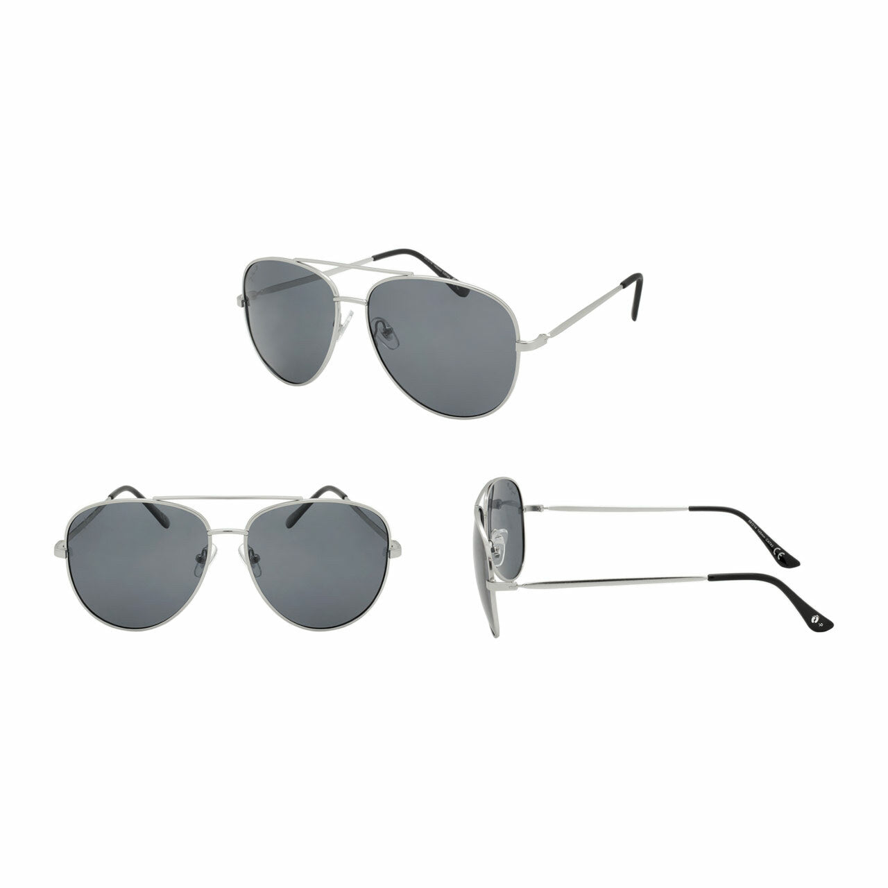 Hang Square Metal Frame UV400 Polarized Aviator Sunglasses  (Pack of Dozen)