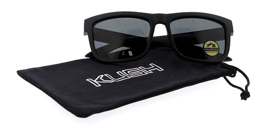 KUSH Large Rectangular Flat Top Frame w/ Polarized Lens (Pack of Dozen)