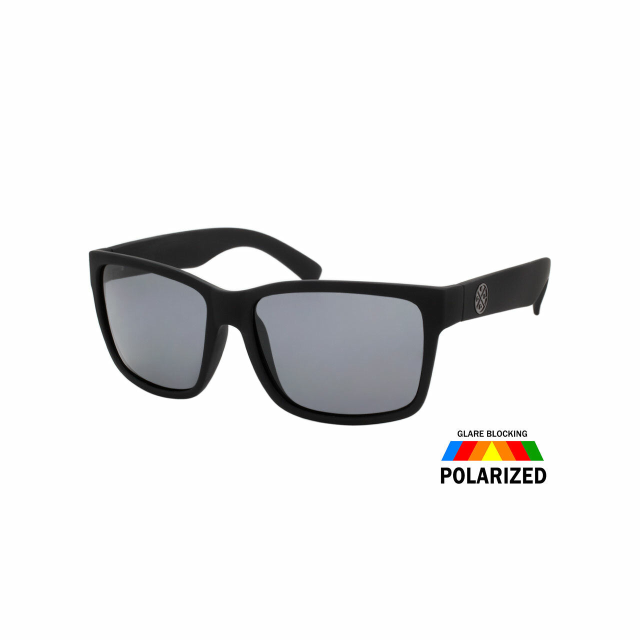 Assorted Colors Polycarbonate Polarized Square Sunglasses Men   (Pack of Dozen)