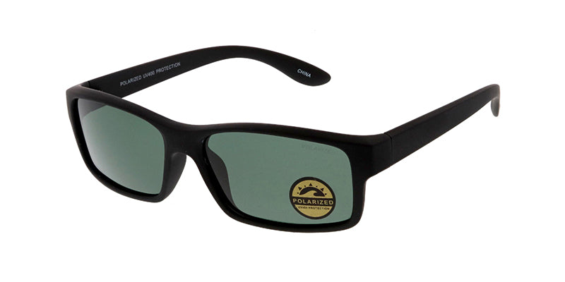 POLF1010 Men's Casual Plastic Square Frame w/ Polarized Lens