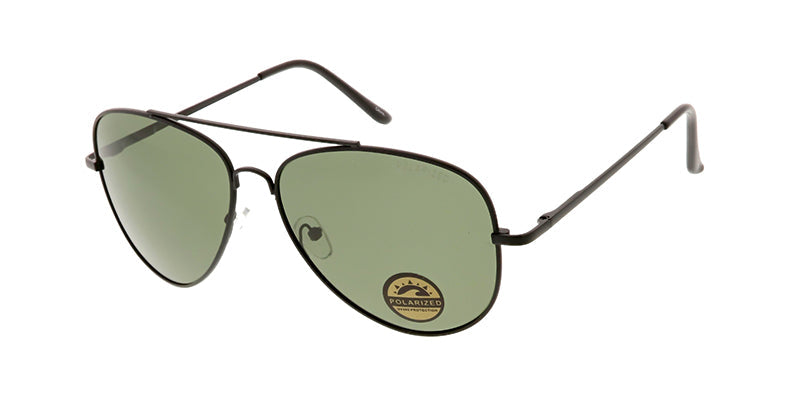 Unisex Metal Large Aviator w/ Polarized Lens (Pack of Dozen)