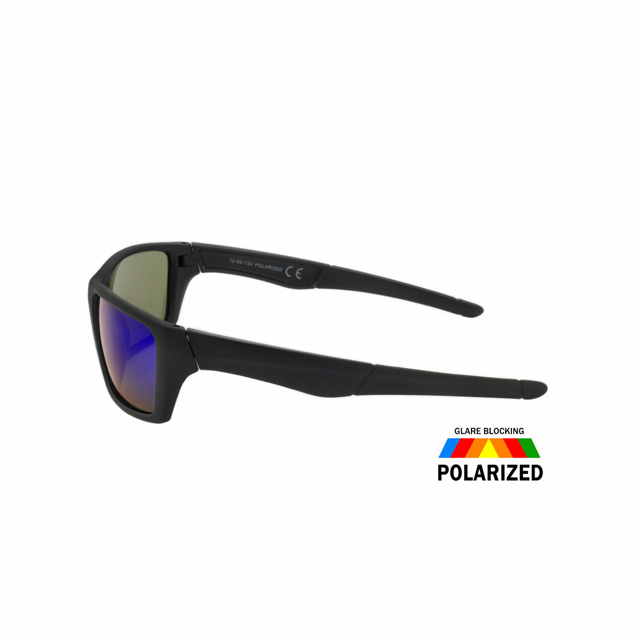 Assorted Colors Polycarbonate Polarized Sport Sunglasses Men   (Pack of Dozen)