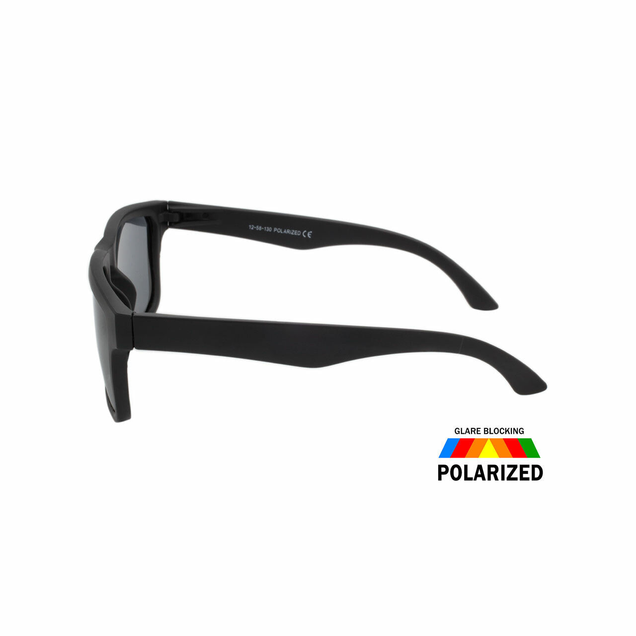 Assorted Colors Polycarbonate Polarized Sport Wrap Sunglasses Men Bulk   (Pack of Dozen)