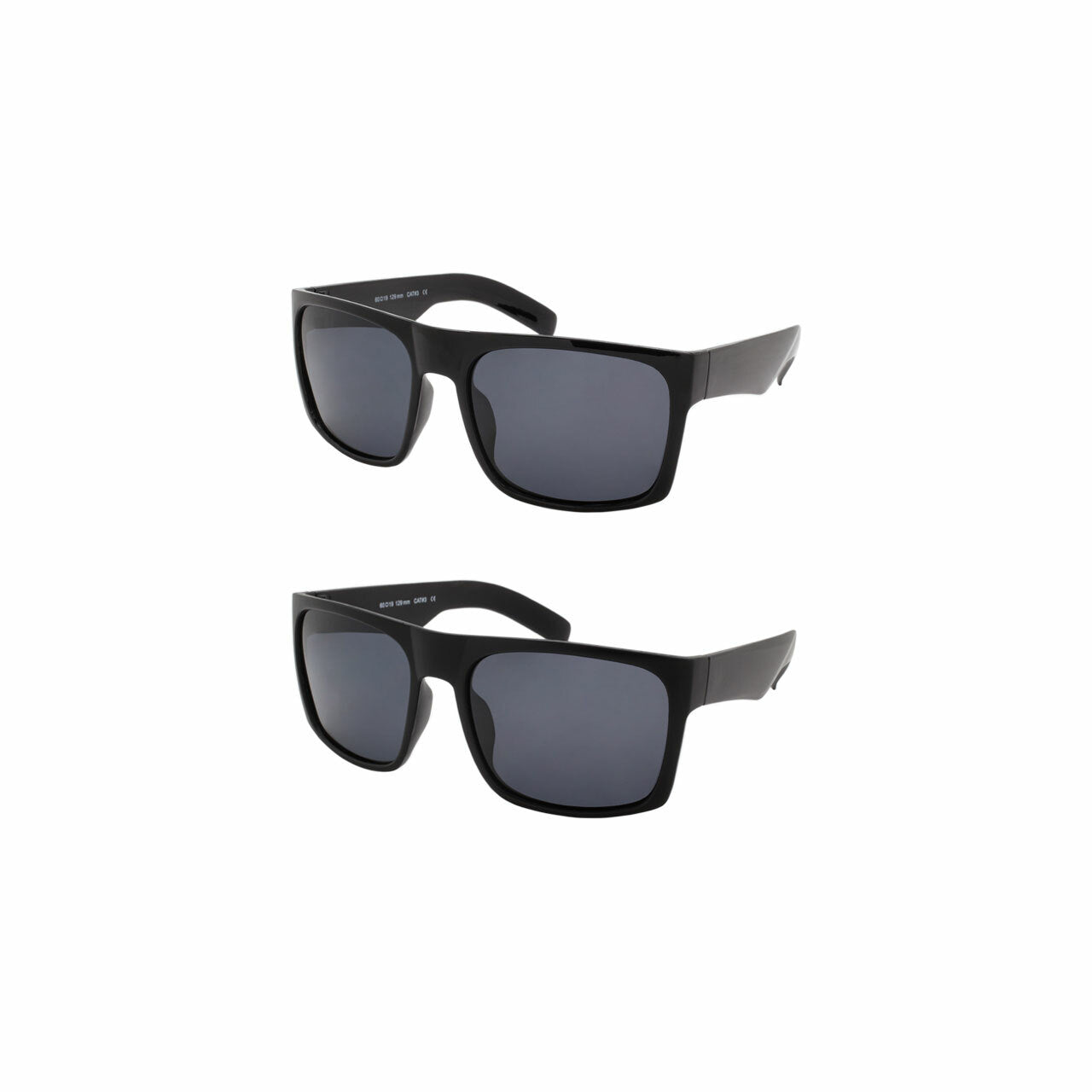 Black Assorted Colors Polycarbonate Polarized Square Sunglasses Men   (Pack of Dozen)