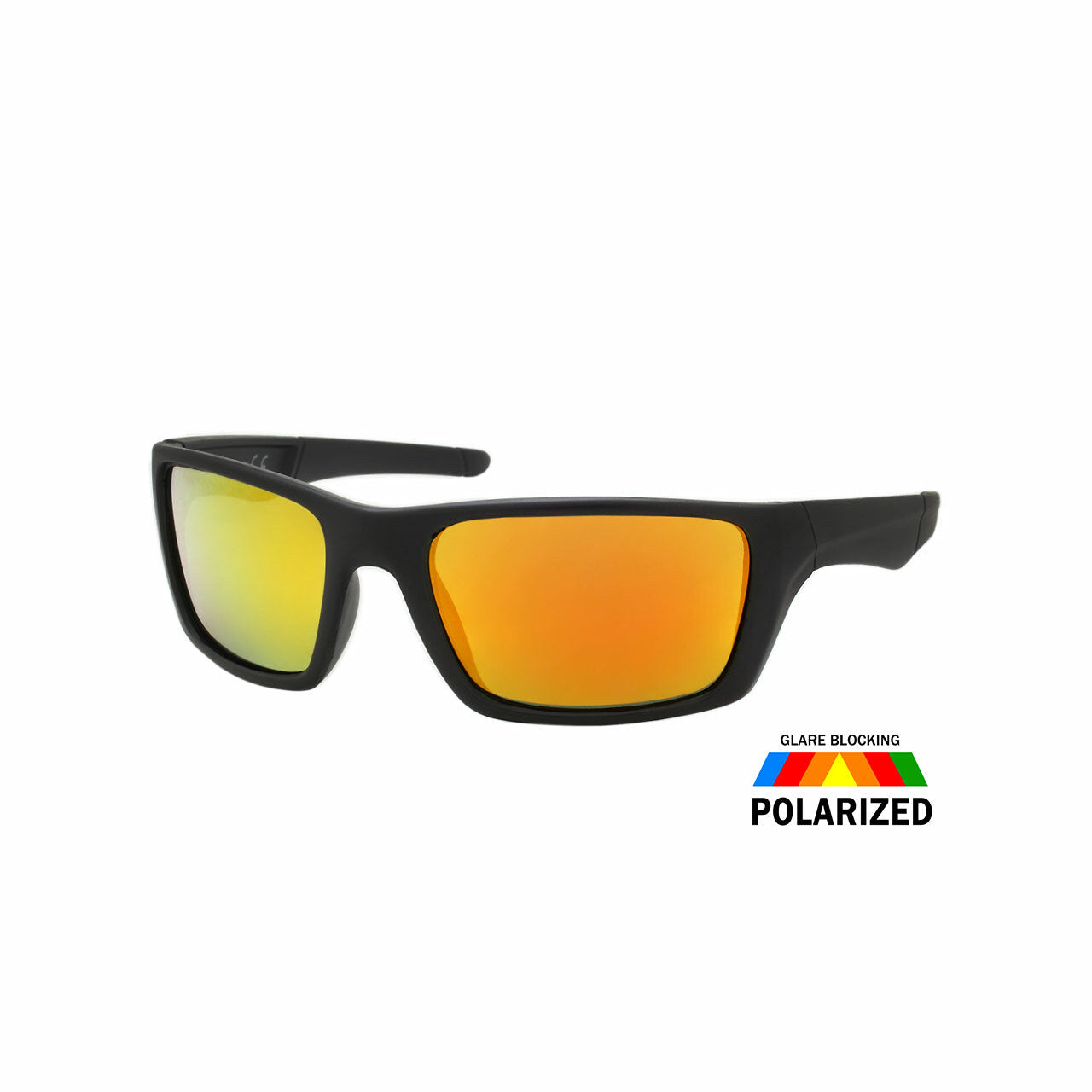 Assorted Colors Polycarbonate Polarized Sport Sunglasses Men   (Pack of Dozen)