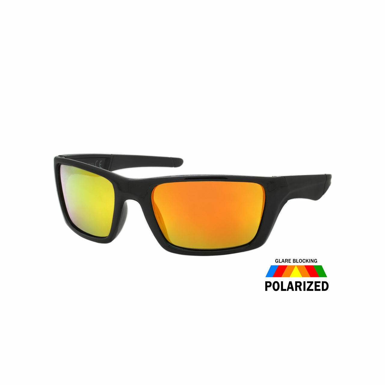 Assorted Colors Polycarbonate Polarized Sport Sunglasses Men   (Pack of Dozen)