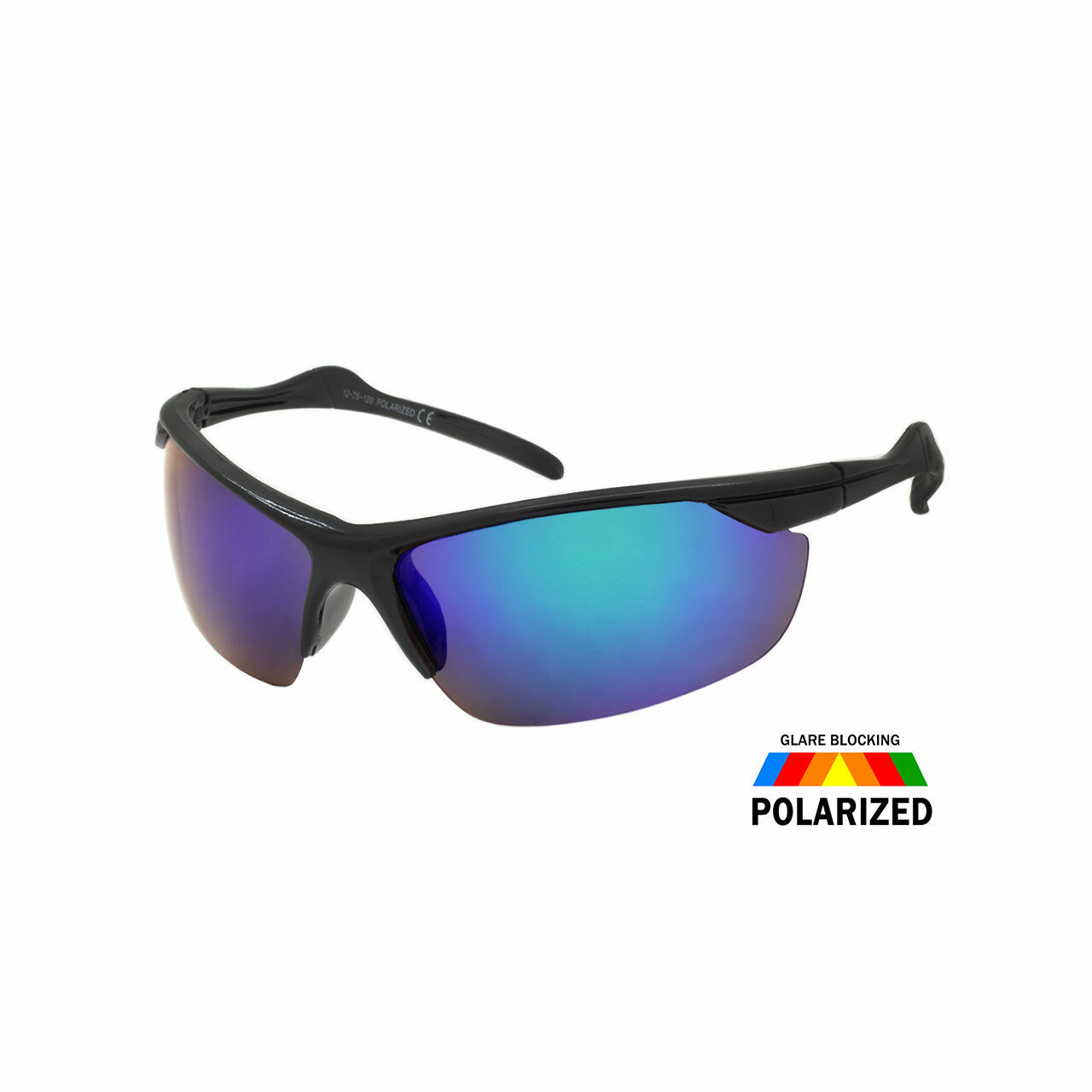 Assorted Colors Polycarbonate Polarized Semi-Rimless Sport Sunglasses –  Milano Distribution