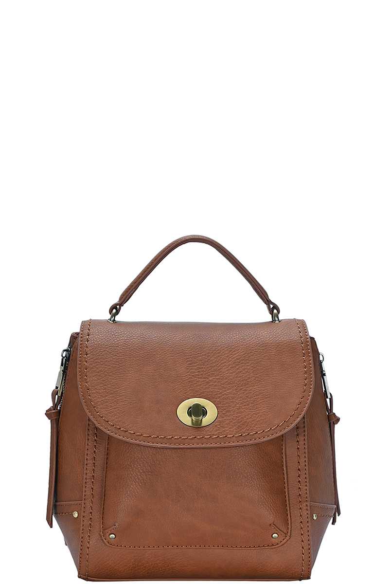 FASHION MODERN HANDLE BACKPACK