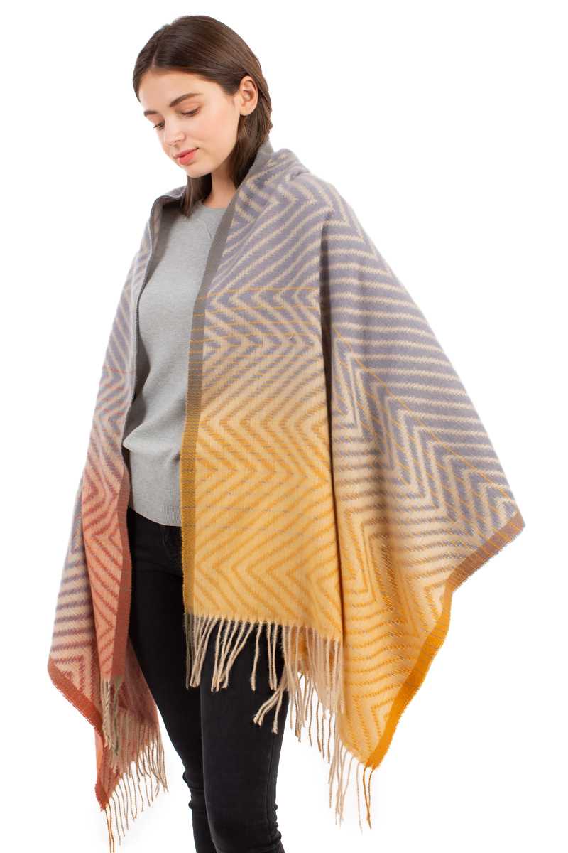 Fashion Arrow Pattern Tassel Blanket