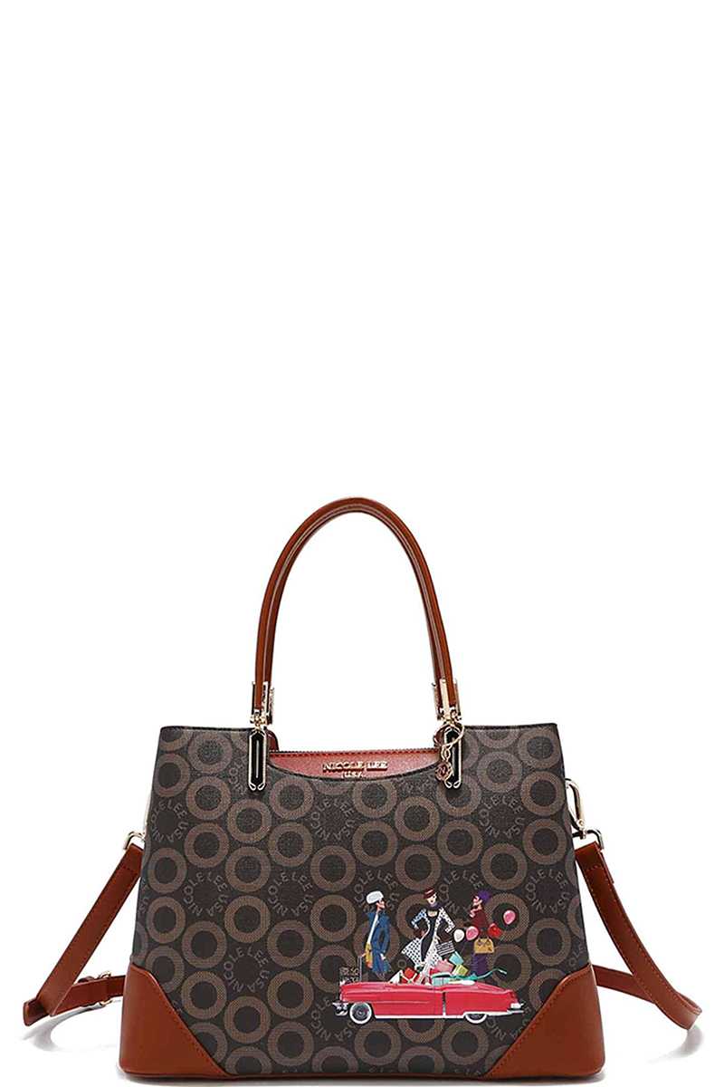 Nicole Lee SMALL WORLD SATCHEL